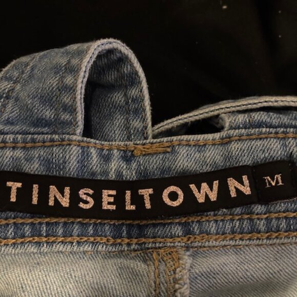 Light Wash Denim Overalls - Picture 5 of 5